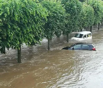 Pluies orageuses : l’Orne sous les eaux
