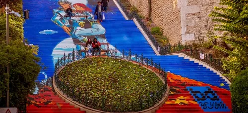 Valérian et Laureline prennent l'escalier