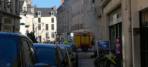 Blois : début d'incendie en centre-ville