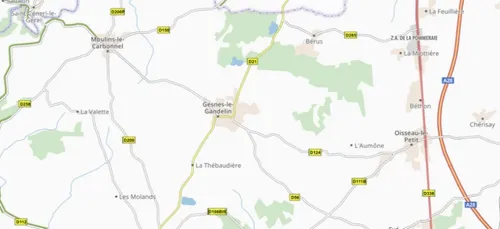 Une jeune Sarthoise, gravement blessée à Gesnes-le-Gandelin