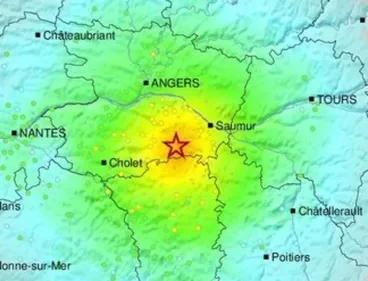 La terre a tremblé dans l'ouest ce vendredi matin