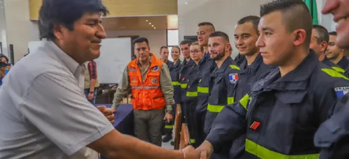 Sécurité civile : l’unité percheronne engagée en Bolivie