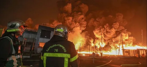 Rouen : 5 253 tonnes de produits chimiques détruites dans...