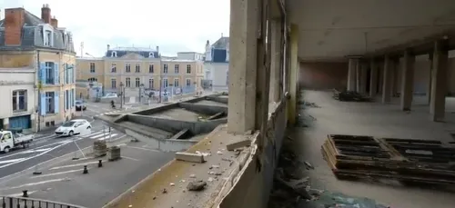 Le Mans : début de la déconstruction de l’ancienne Cité Administrative