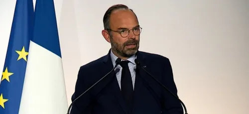 Edouard Philippe au lycée Ampère à Vendôme