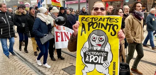 Retraites : nette mobilisation contre une réforme floue