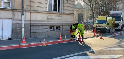 Au Mans, les nouvelles bandes cyclables se voient mieux