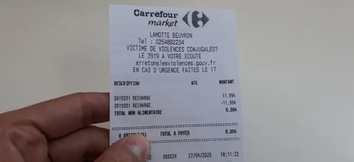 Violences conjugales : le "3919" sur les tickets de caisse en...