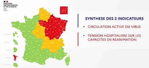 Déconfinement : quelle est la couleur de votre département ?
