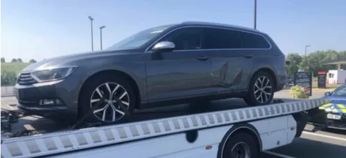 Sur l'A11 près du Mans, à plus de 200 km/h