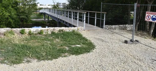 Nogent-le-Rotrou : après la pose de la passerelle, les travaux de...
