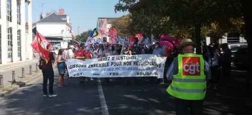 Rentrée sociale : 300 manifestants dans les rues de Blois