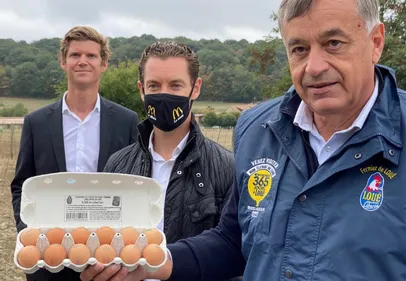 Sarthe : McDonald’s et les Fermiers de Loué mettent leurs œufs dans...