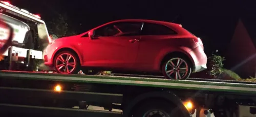 Aux portes d'Alençon, à près de 200 km/h sur la D311