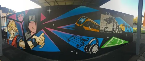 Le Mans : une fresque pour mixer les cultures au lycée