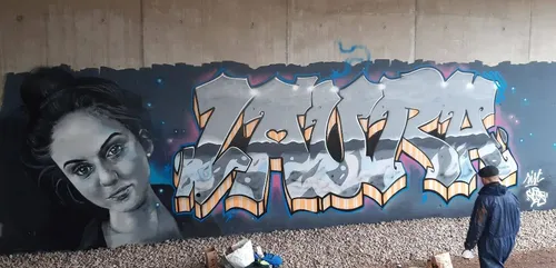 Alençon : une fresque en hommage à Laura