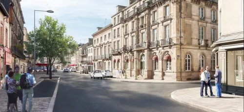 Alençon : place aux travaux du bas de la rue Saint-Blaise