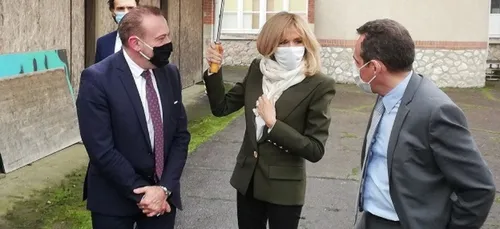 Brigitte Macron en visite à Blois