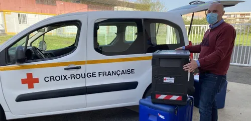 Son restaurant fermé, Christophe devient bénévole pour la Croix-Rouge