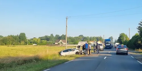 Changé : un blessé dans une perte de contrôle