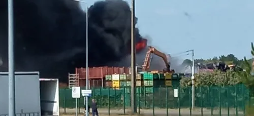 Incendie chez Passenaud : 70 pompiers mobilisés aux portes du Mans