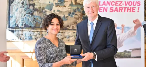 Le Mans : la médaille du département pour Leïla Heurtault