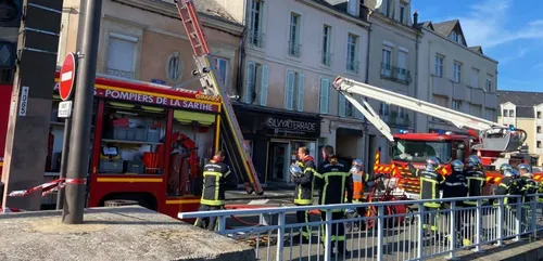 Le Mans : incendie à l'école de coiffure Sylvia-Terrade
