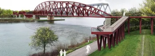 Une passerelle cyclable reliera Beinheim à Wintersdorf 