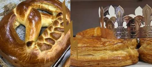 Bretzel du Nouvel an ou galette des Rois : mon coeur balance