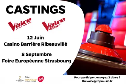 Participez aux castings de The Voice