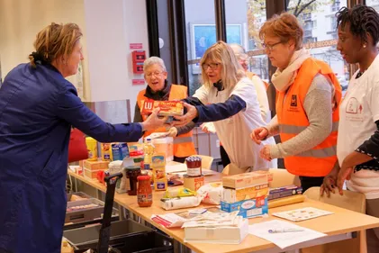 Nouvelle campagne de distribution alimentaire à Strasbourg