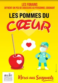 Les forains soutiennent les soignants