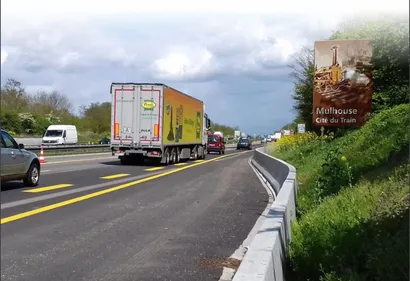 Un beau bazar en vue sur l'A36