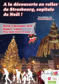 Un tour en roller sur le Christkindelsmärik de Strasbourg