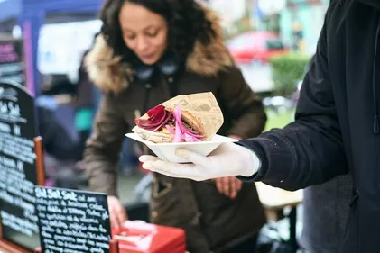 Bouffe de rue à Strasbourg 