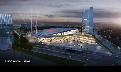 "Crédit Mutuel Forum", c'est le nom de la future Arena de la SIG