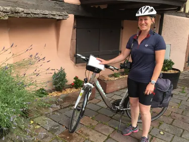 Laurène, blogueuse, joue la touriste sur la Véloroute du vignoble...