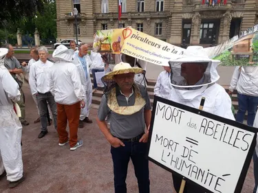Manifestation des apiculteurs à Strasbourg