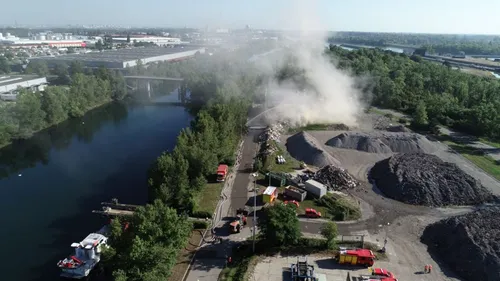 Un incendie à l'usine d'incinération Sénerval à Strasbourg