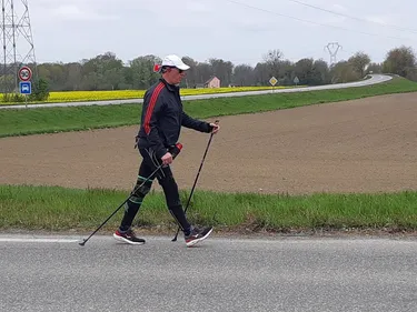 Un Alsacien va marcher six jours pour la Croix-Rouge