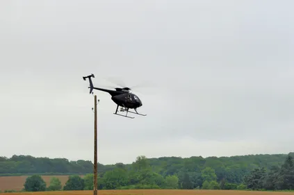 480 km de lignes électriques survolées en Alsace par Enedis 