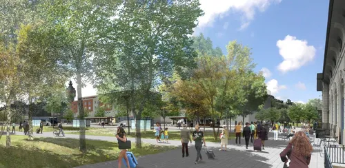 La gare de Sélestat inaccessible aux voitures