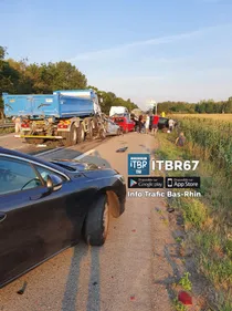 Un mort sur l'autoroute A35