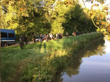 Evacuation à l'aube de la ZAD de Kolbsheim