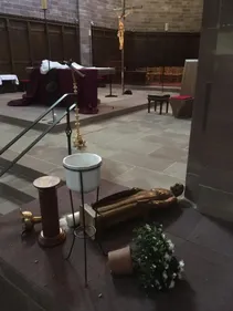 Une église de Strasbourg prise pour cible