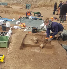Des sépultures romaines sous un futur Parking Relais à Strasbourg 
