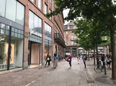 Les clients au rendez-vous dans le centre-ville de Strasbourg