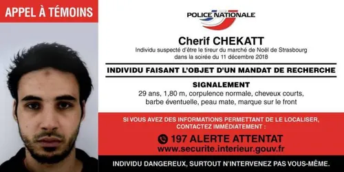 Traque de Cherif Chekatt, appel à témoins