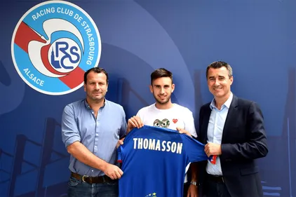 Adrien Thomasson au Racing Club de Strasbourg Alsace