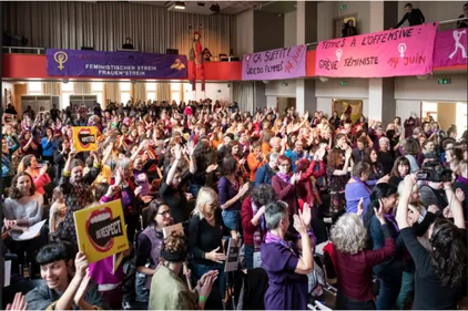 Les femmes font grève en Suisse